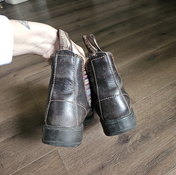 Blundstone 1409 Chelsea Boots Stout Brown Stripes - Picture 10 of 12